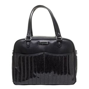 Sourpuss retro black diaper bag